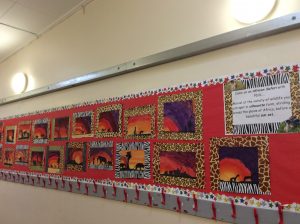 African Sunset Artwork