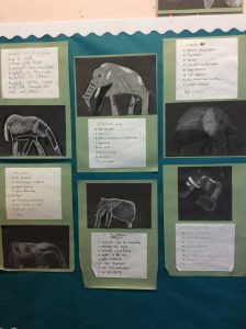 Elephant Artwork and Poerty