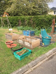 Raised beds for the Orchard project